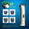 打印 KIKI Electric Cordless Professional and Hair Cutting Hair Clipper