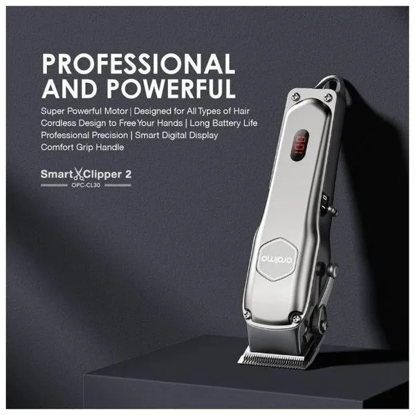 opc-cl30-1 oraimo CL30 rechargeable metal digital clippers