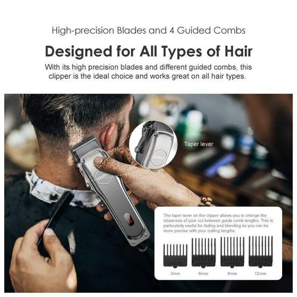 opc-cl30-4 oraimo CL30 rechargeable metal digital clippers