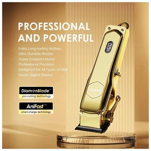 opc-cl30g-1 oraimo Smart Clipper 2 Gold Professional Hair Clipper