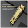 opc-cl30g-4 oraimo Smart Clipper 2 Gold Professional Hair Clipper
