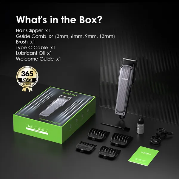 OPC-CL30C-680-8 oraimo SmartClipper 2C Professional Hair Clipper