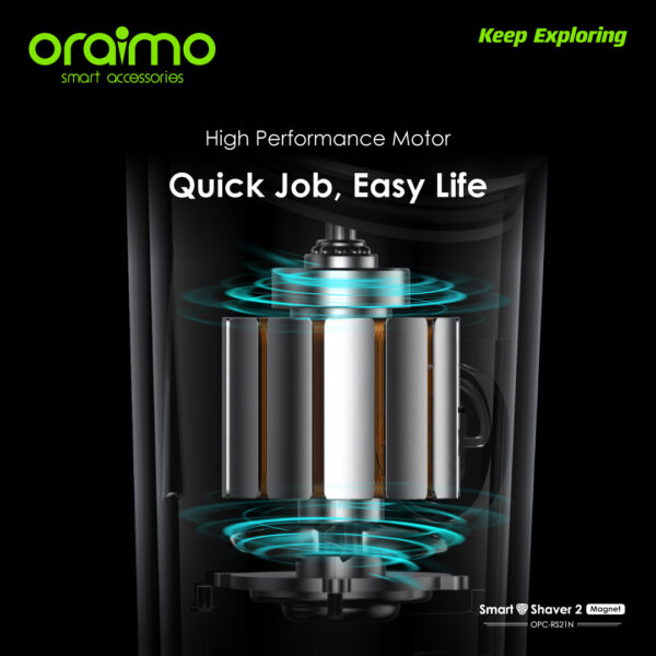142d82c6c2771e10d78aa46e7cbd8f336583afa6d9d2c oraimo Smart Shaver 2 Magnet 3D Dual Ultra-thin Shaver