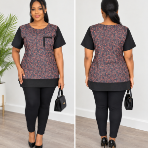 Elegant Printed Dress